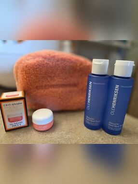 Brightening Skincare Bundle – Ole Henriksen Toner + Sunday Riley + Peptide Lip